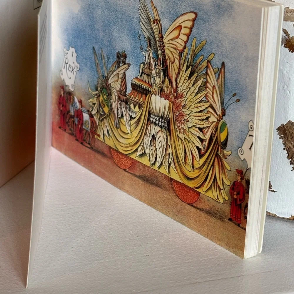 MARDI GRAS TREASURES Float Designs of the Golden Age Postcards. (29 Postcards)